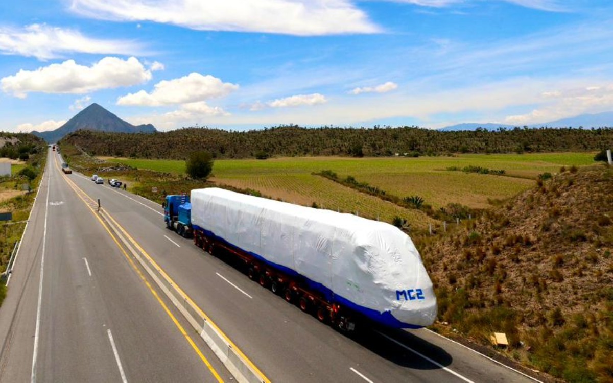 Llega el primer vagón del Tren Maya a Quintana Roo | Videos