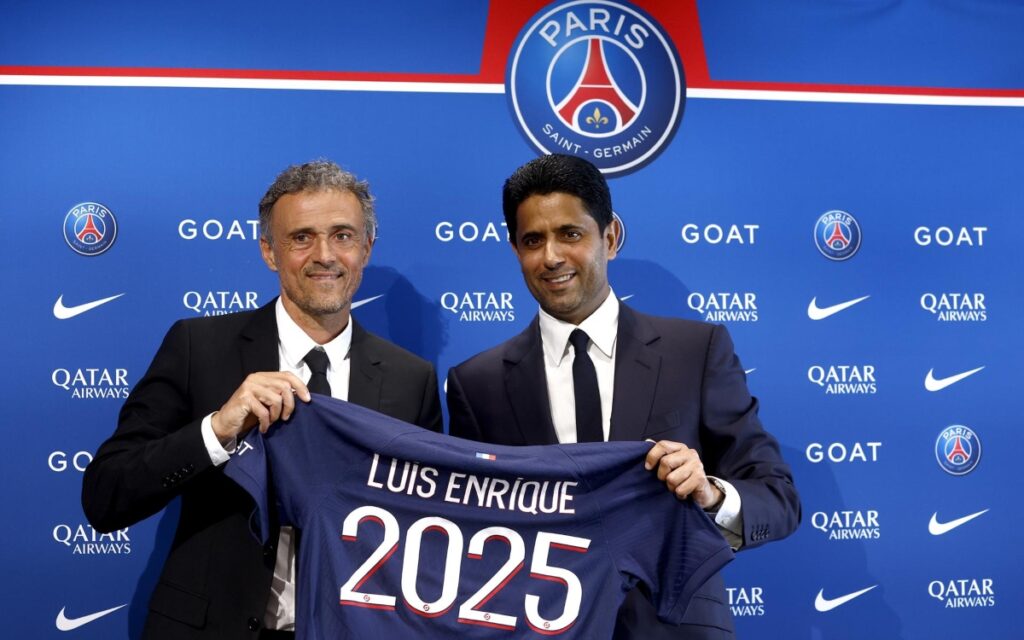 Luis Enrique, nuevo DT del PSG hasta 2025