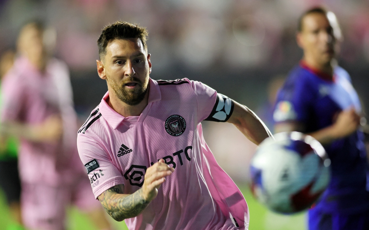 Messi debuta con el Inter Miami como cambio en la segunda parte ante Cruz Azul