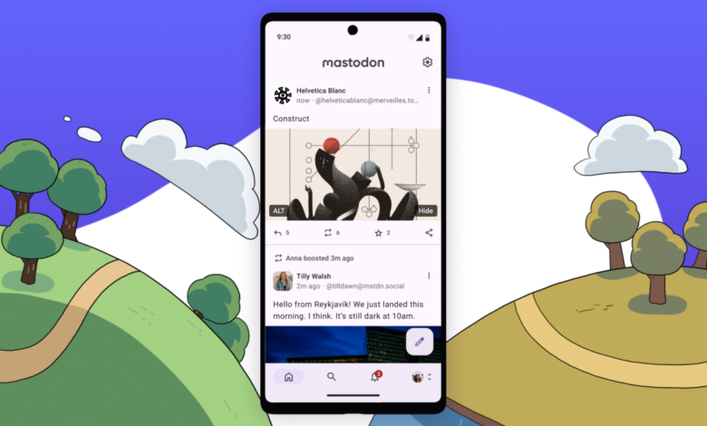 Mientras Twitter se tambalea, Mastodon actualiza su aplicación oficial para usuarios de Android