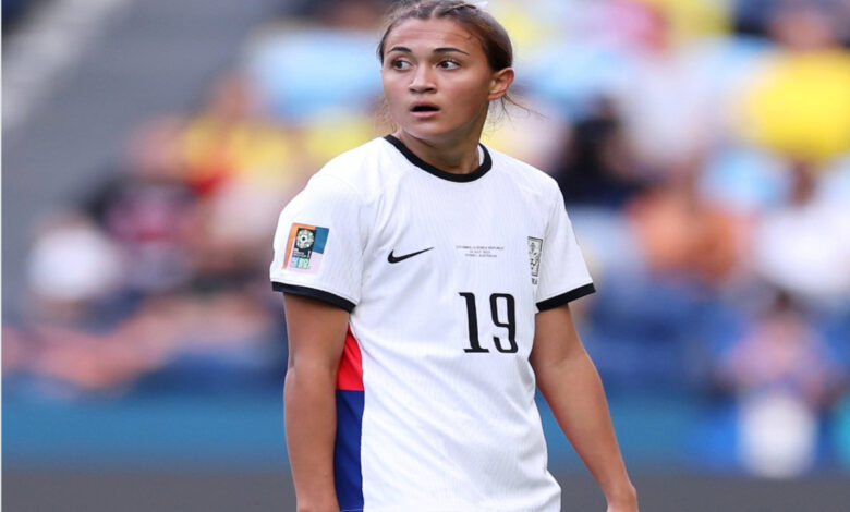 Mundial Femenil 2023: Casey Phair es la más joven en jugar una Copa del Mundo | Tuit