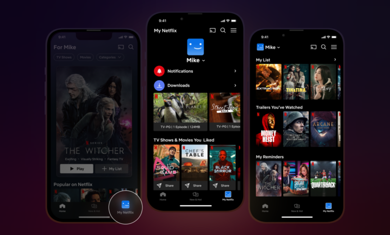 Netflix lanza 'Mi Netflix', una nueva pestaña para avances, recordatorios y más