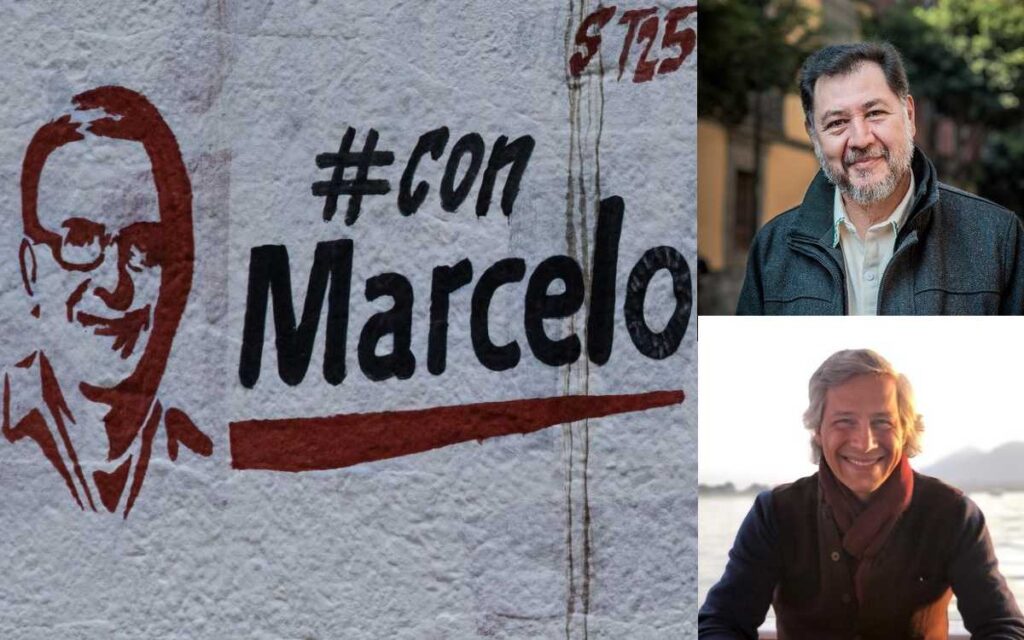 Noroña y Claudio X. coinciden en reclamo por publicidad de aspirantes de Morena