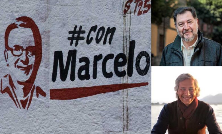 Noroña y Claudio X. coinciden en reclamo por publicidad de aspirantes de Morena