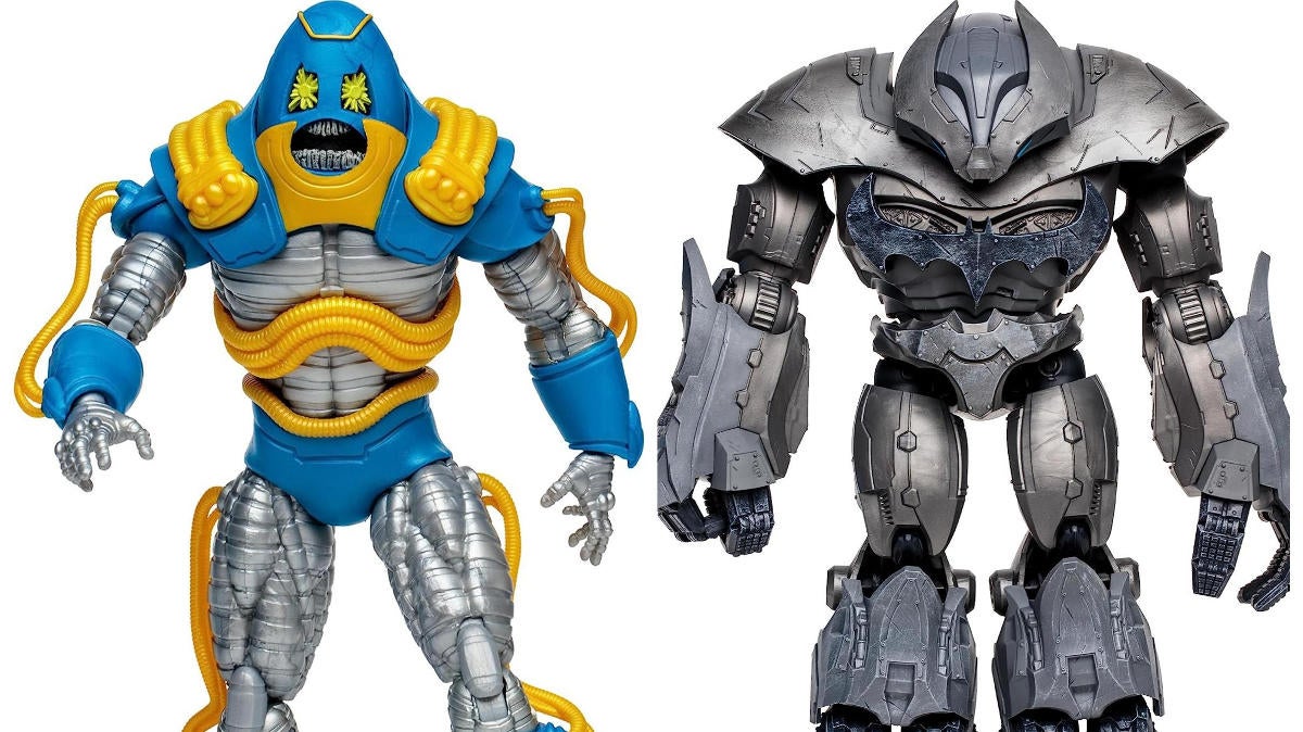 Nuevos pedidos anticipados de DC Multiverse Megafig: Anti-Monitor y Justice Buster Batsuit