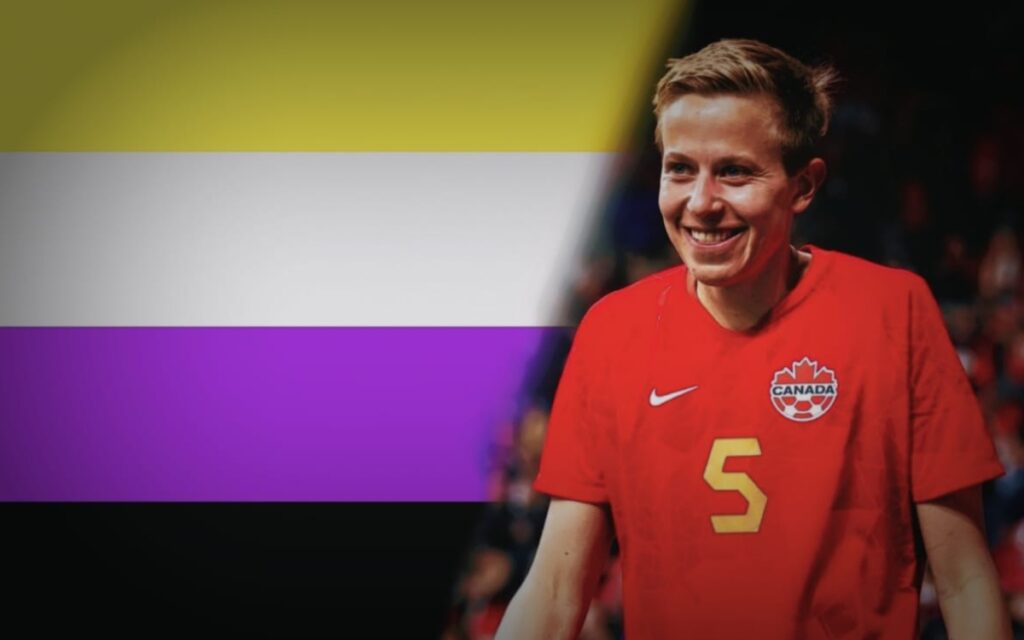 Quinn, primera persona trans no binaria que juega en un Mundial Femenil