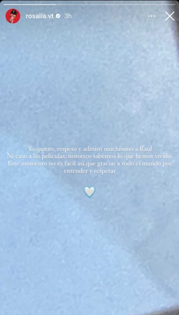 Stories de Instagram de Rosalía / Instagram