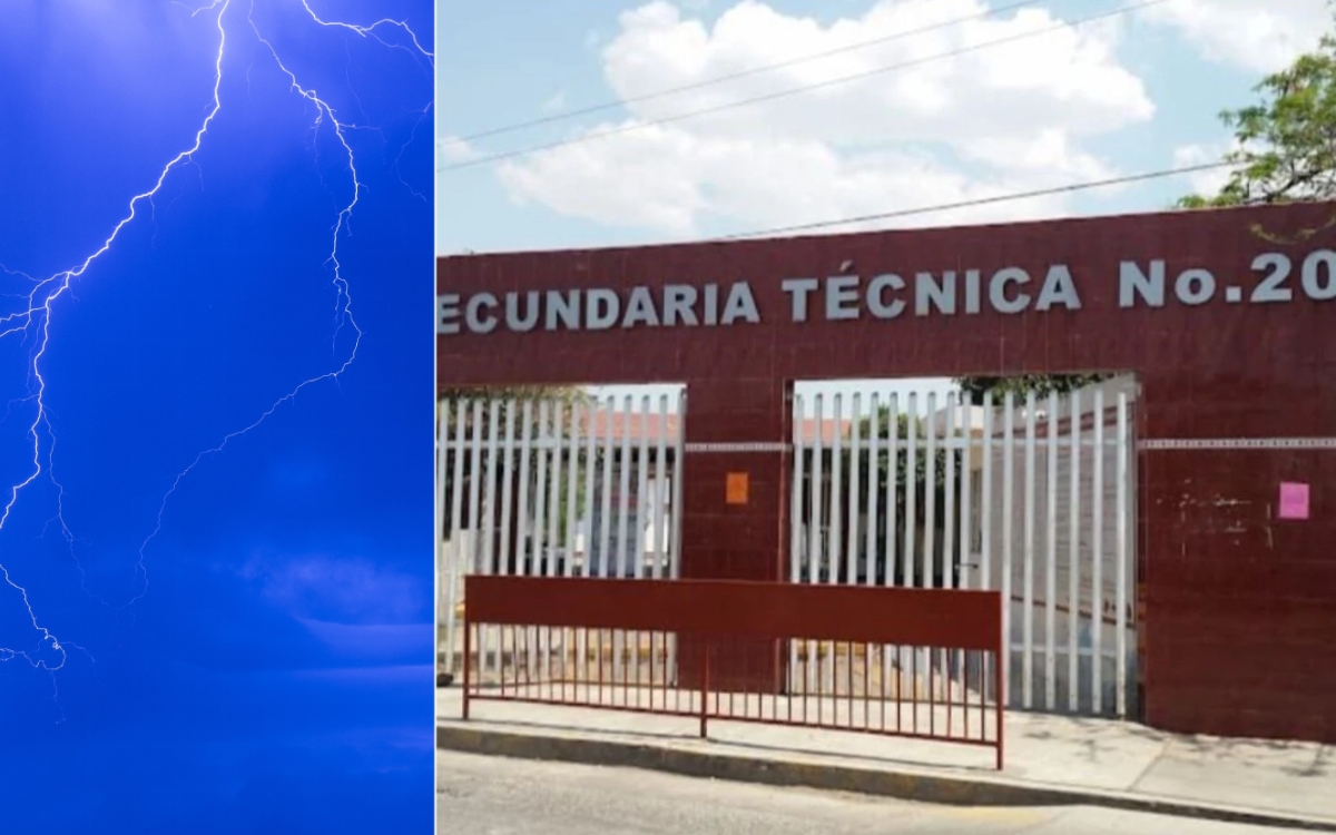 Rayo mata a estudiante que jugaba futbol en Guanajuato