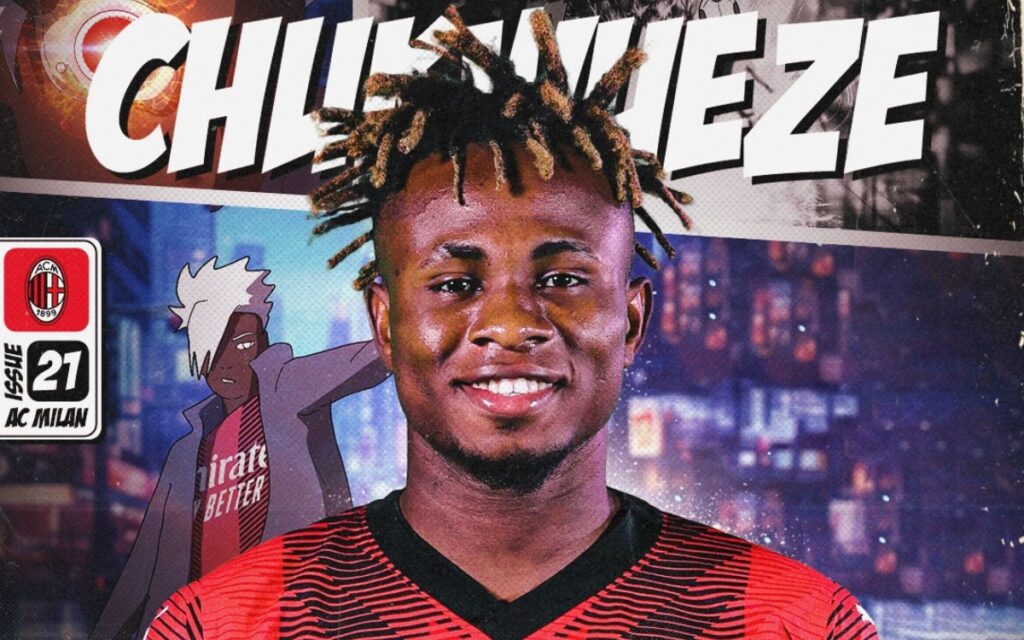 Samuel Chukwueze firma con el AC Milan