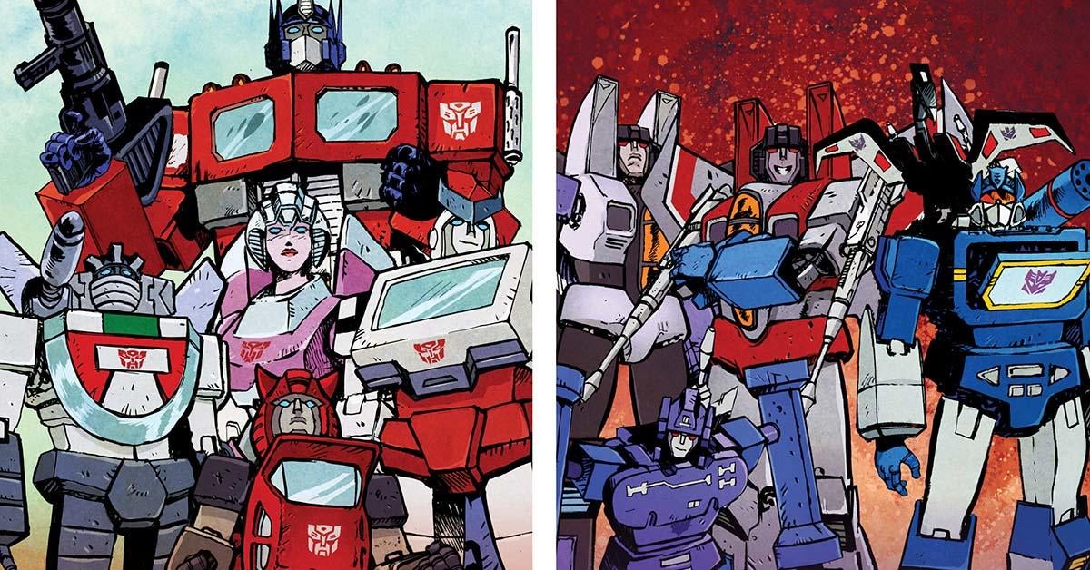 Skybound y Hasbro revelan alineaciones de Autobots y Decepticons para Transformers #1