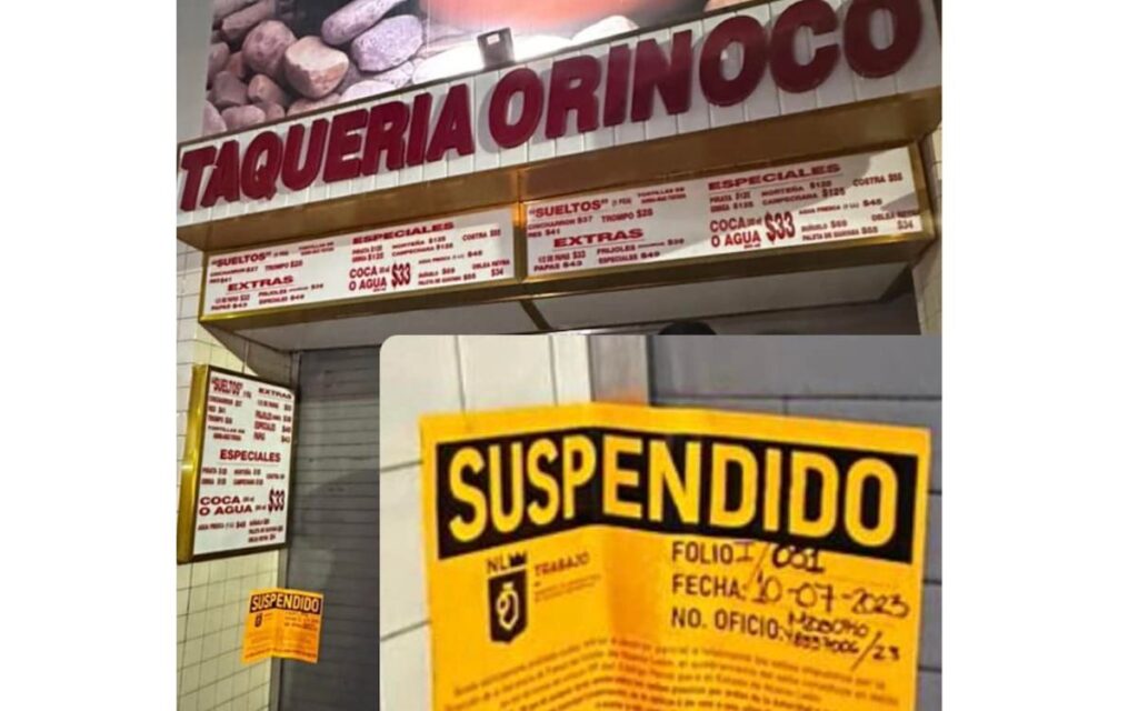 Suspenden a Taquería Orinoco tras video de empleado golpeado