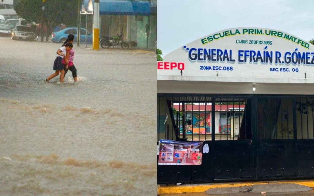 Suspenden clases en Juchitán, Oaxaca, por fuertes lluvias