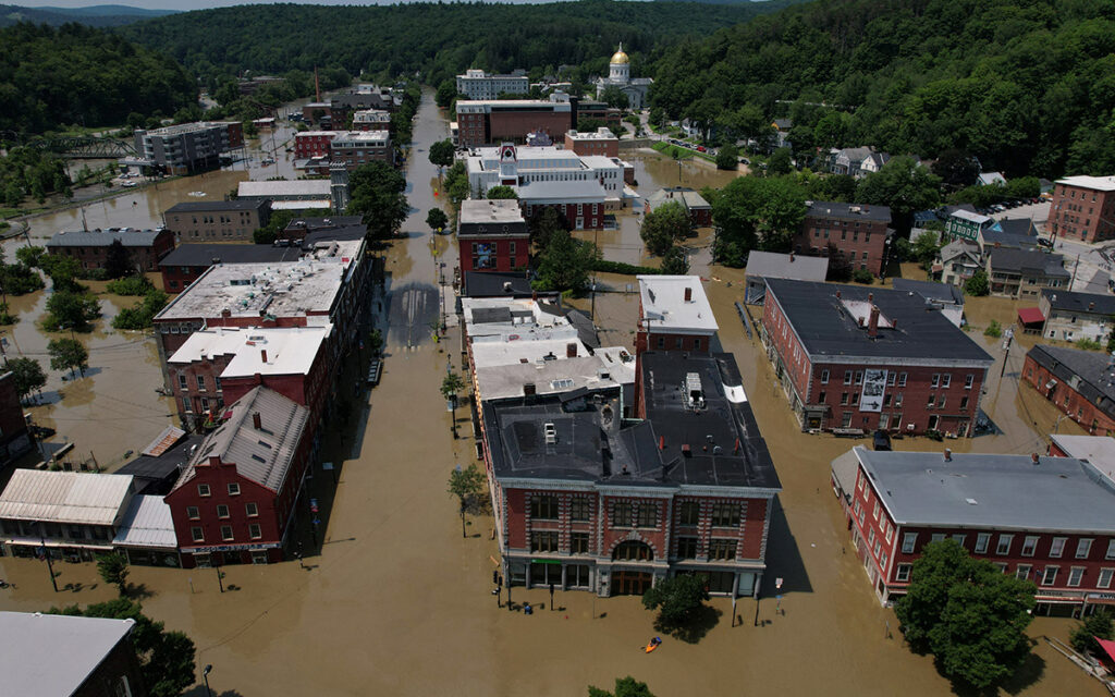 Vermont bajo el agua; represa se acerca a su máxima capacidad