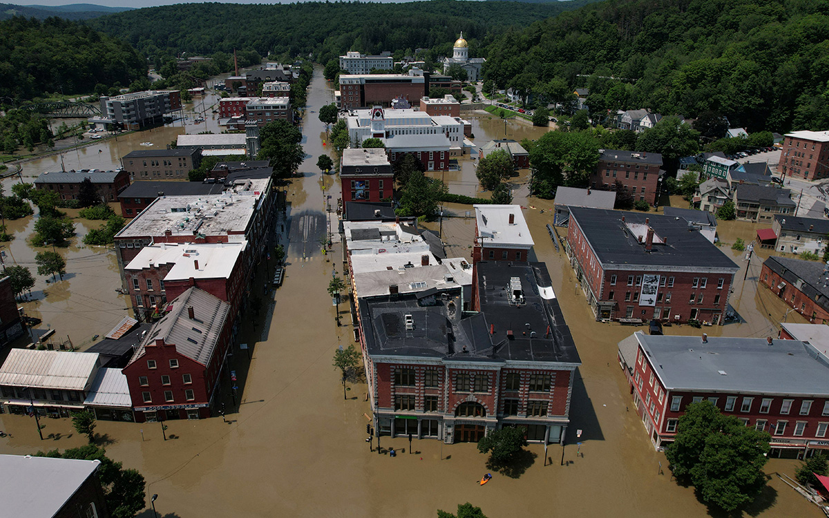 Vermont bajo el agua; represa se acerca a su máxima capacidad