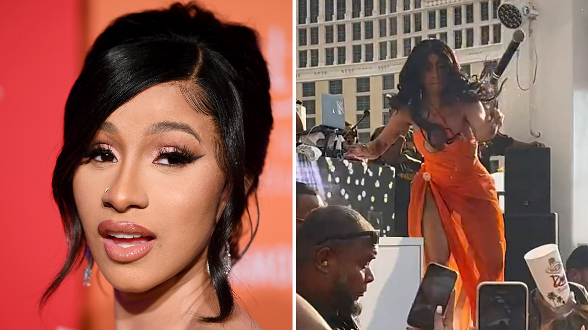 Cardi B no será acusada por lanzar un micrófono en Las Vegas, dice la policía
