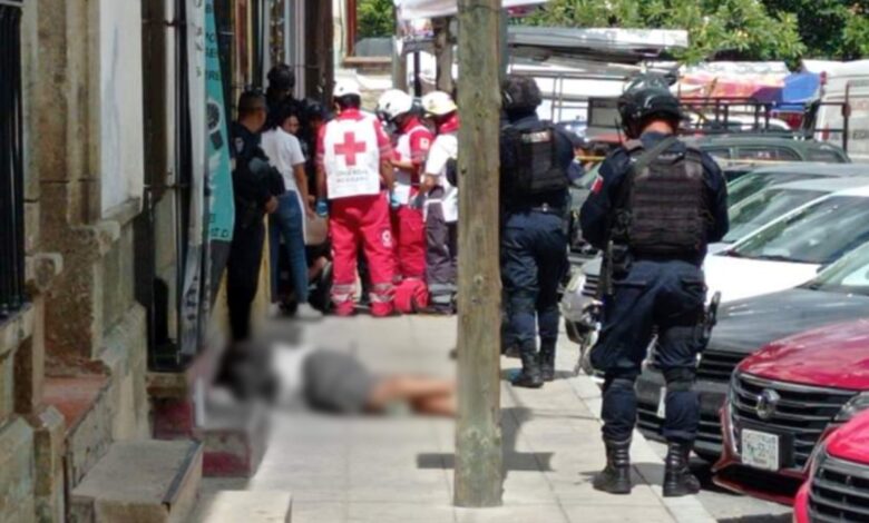 Video | Matan a turista en calles del Centro Histórico de Oaxaca