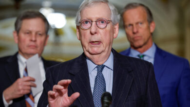 Video | Mitch McConnell se 'congela' en plena conferencia