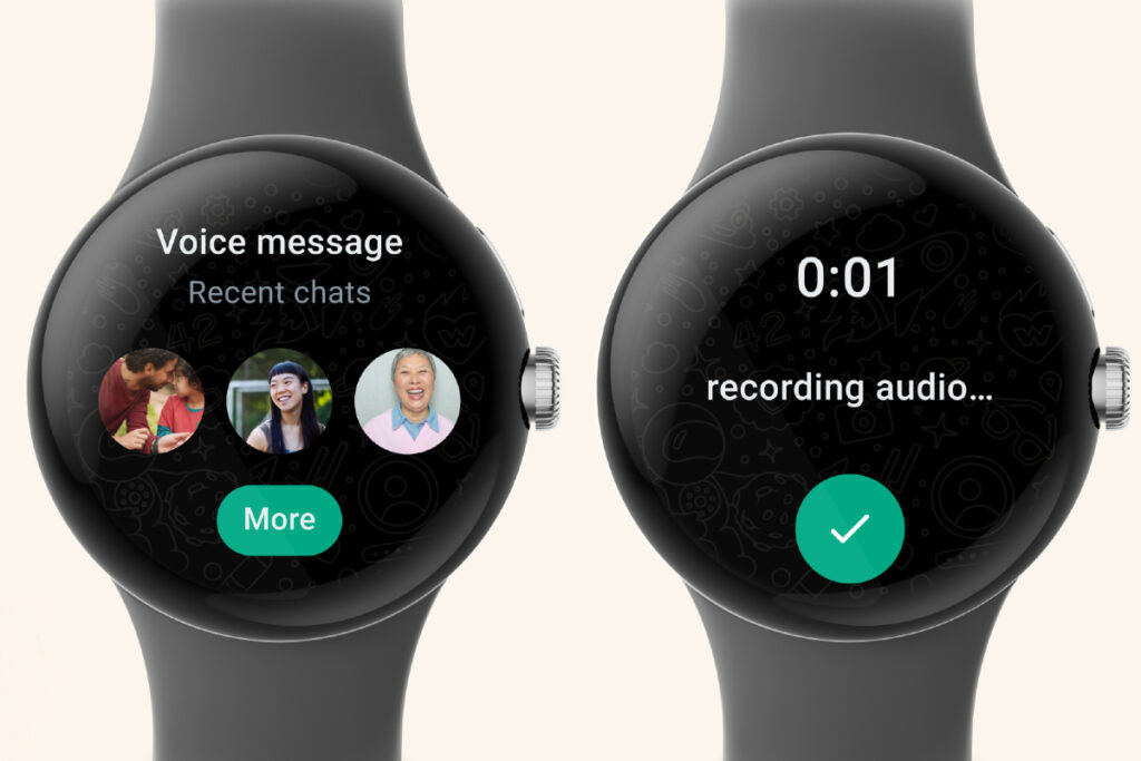 WhatsApp lanza una aplicación de reloj inteligente independiente para Wear OS