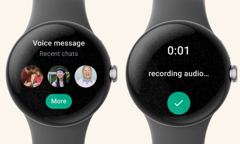 WhatsApp lanza una aplicación de reloj inteligente independiente para Wear OS