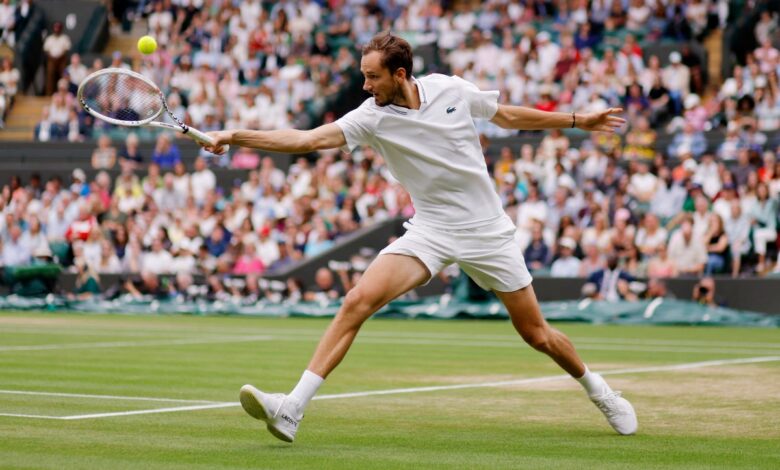 Wimbledon 2023: Medvedev remonta a Eubanks y está en semis