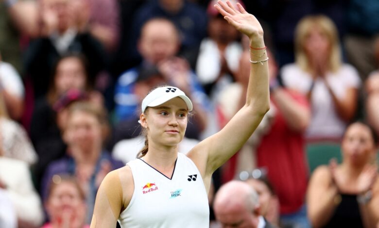 Wimbledon 2023: Rybakina arranca la defensa del título con remontada