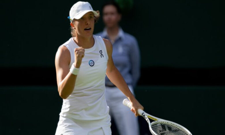 Wimbledon 2023: Swiatek salva dos puntos de partido y doblega a Bencic | Video