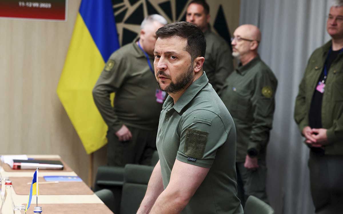 Zelenski pide 'garantías de seguridad' para el ingreso de Ucrania a la OTAN