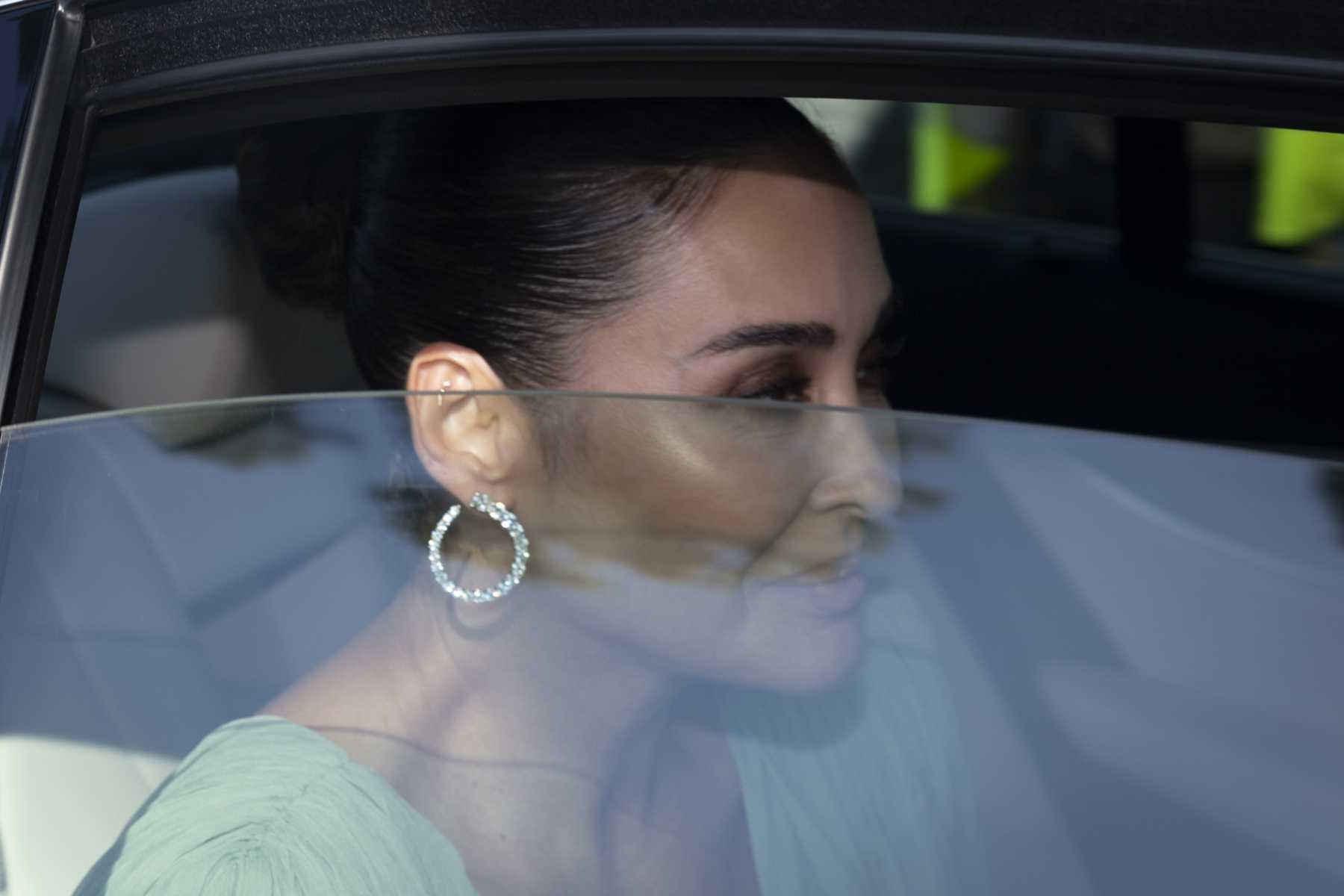 Vicky Martín Berrocal a su llegada a El Rincón / Gtres