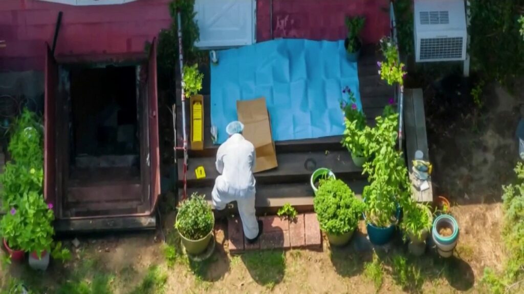 investigan casa del sospechoso de los asesinatos en serie