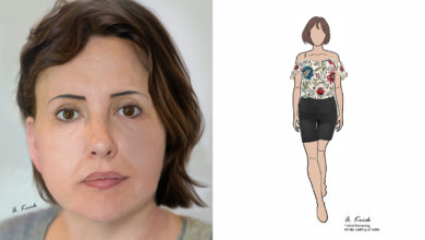 revelan rostro de restos encontrados en tres maletas