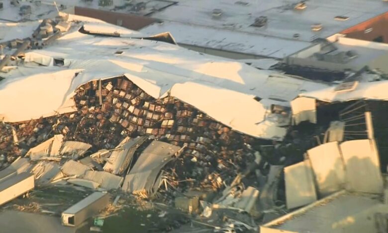 tornado causa daños en planta de Pfizer
