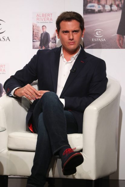 Albert Rivera hablando de su libro, 'Un ciudadano ejemplar'/Gtres