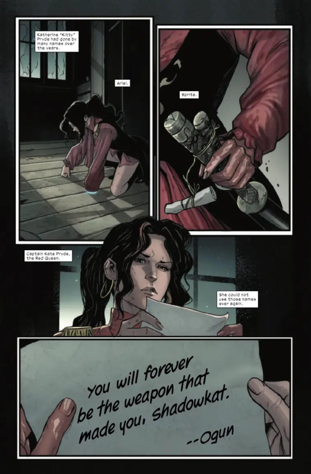 x-men-25-2023-vista previa-kitty-pryde-shadowkat-ogun-letter.jpg