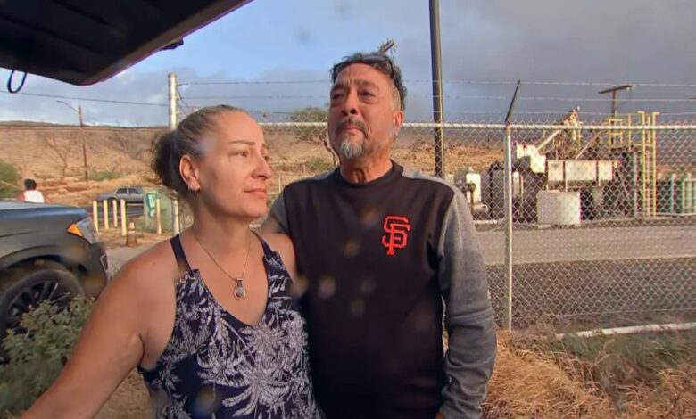 Hijo pierde las cenizas de su padre en los incendios de Hawaii