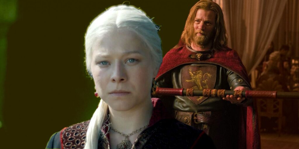 El video del set de la temporada 2 de House of the Dragon muestra al ejército de Lannister cabalgando hacia la batalla y revela una nueva armadura