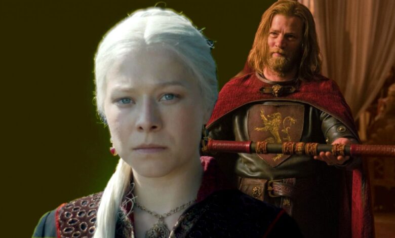 El video del set de la temporada 2 de House of the Dragon muestra al ejército de Lannister cabalgando hacia la batalla y revela una nueva armadura