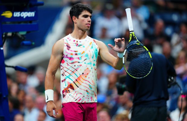Carlos Alcaraz en el US Open / Gtres