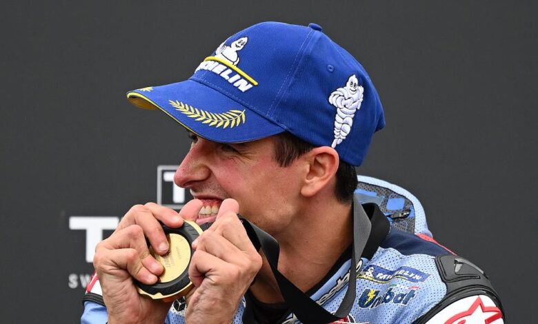 Alex Márquez: "Feliz aunque sólo sea una victoria sprint"