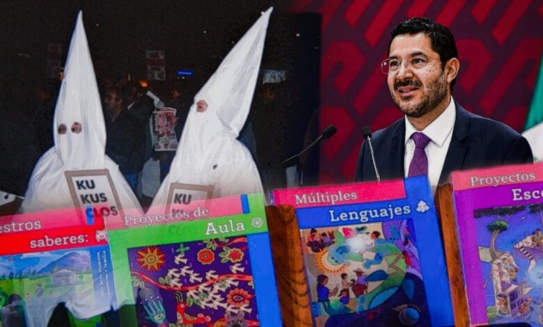 Batres compara opositores de libros de texto de la SEP con el Ku Klux Klan