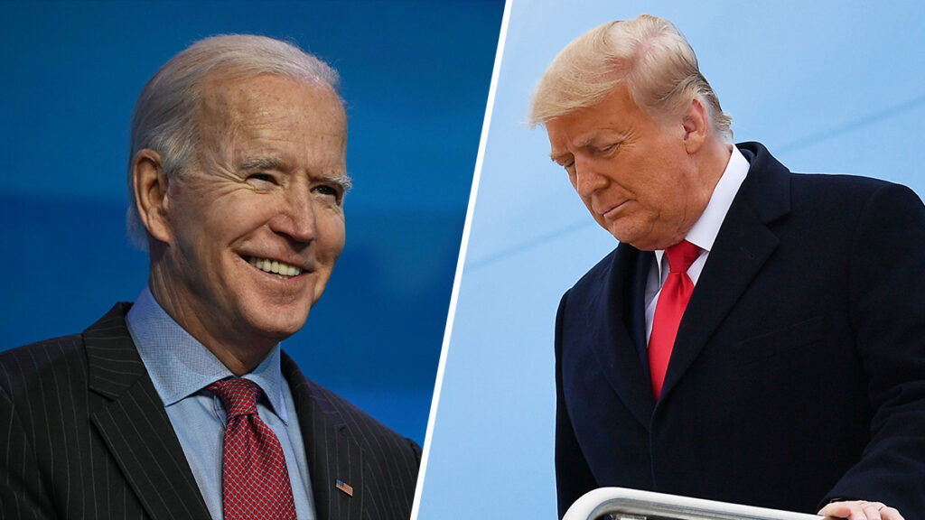 Biden y Trump empatarían rumbo a las presidenciales 2024