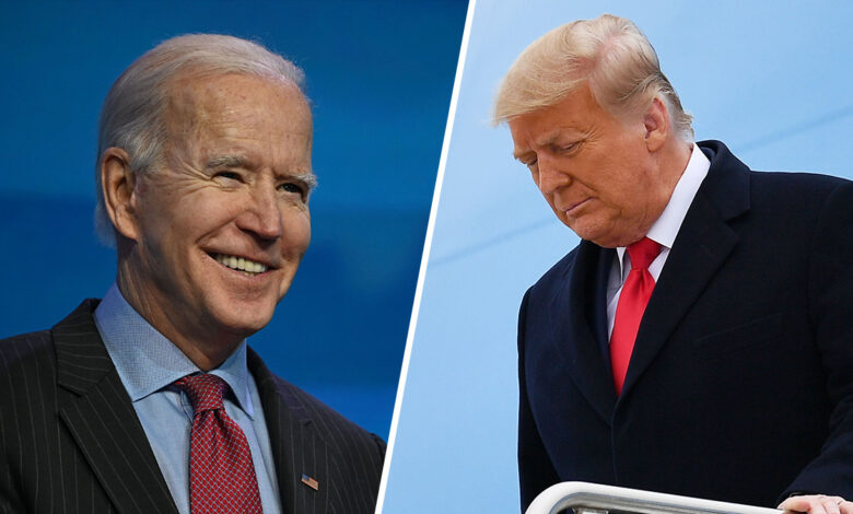 Biden y Trump empatarían rumbo a las presidenciales 2024