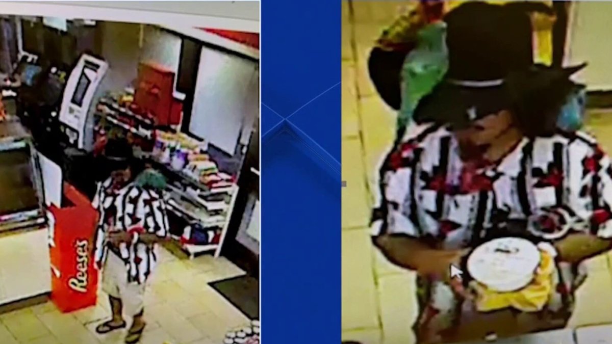 Buscan a sospechoso de robo visto con loros en el condado Fairfax