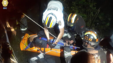 Caen 30 metros en barranco de la Picacho-Ajusco y sobreviven
