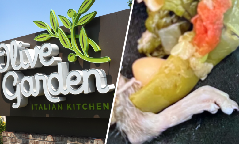 Cliente de Olive Garden descubre pata de rata en su sopa: demanda