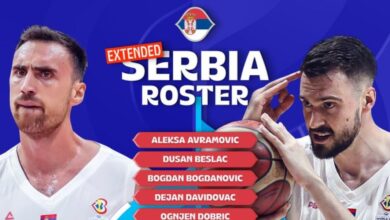Confirmado: Jokic, Kalinic y Micic, bajas en Serbia para el Mundial 2023