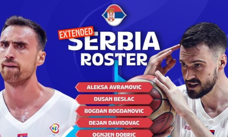 Confirmado: Jokic, Kalinic y Micic, bajas en Serbia para el Mundial 2023