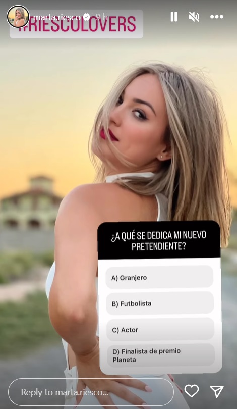 Marta Riesco en Instagram