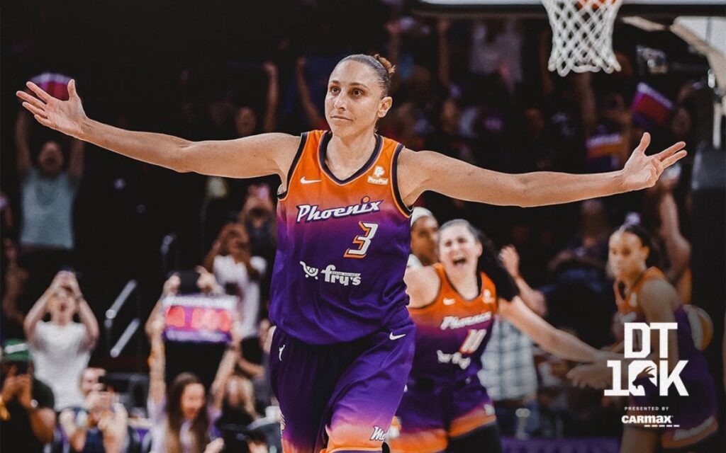 Diana Taurasi, la primera jugadora de la WNBA en alcanzar los 10 mil puntos