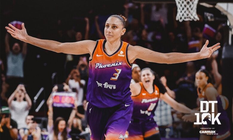 Diana Taurasi, la primera jugadora de la WNBA en alcanzar los 10 mil puntos