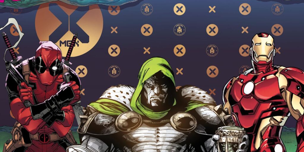 Doctor Doom, Iron Man y Deadpool brillan en un asombroso cosplay de Hellfire Gala